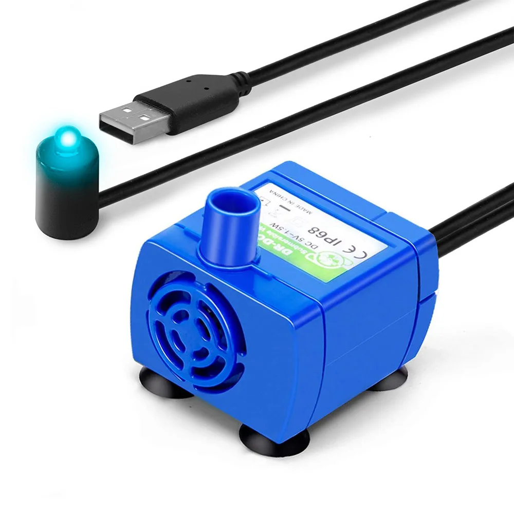 Water Pump LED Light Pet Cat Water Fountain Pump Motor Accessories Replacement for Cat Drinking Bowl Pump Pet Water Dispenser
Water Pump LED Light Pet Cat Water Fountain Pump Motor Accessories Replacement for Cat Drinking Bowl Pump Pet Water Dispenser