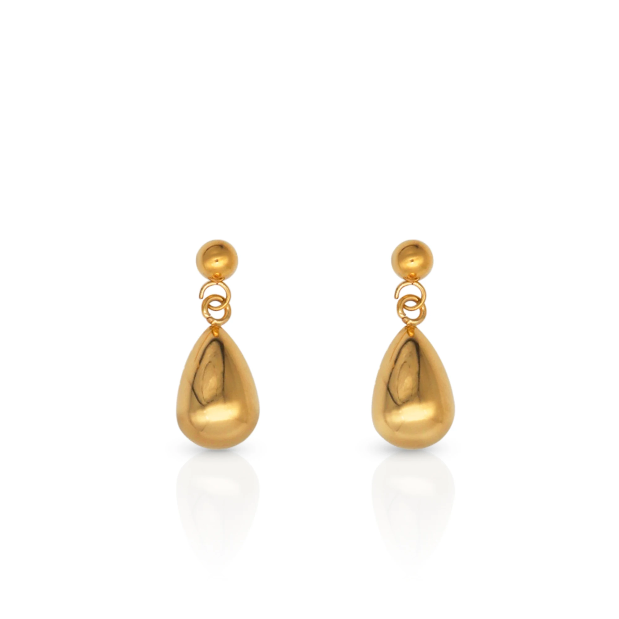 Chris April in stock fashion jewelry 316L Stainless Steel PVD gold plated waterdrop shape earring
Chris April in stock fashion jewelry 316L Stainless Steel PVD gold plated waterdrop shape earring