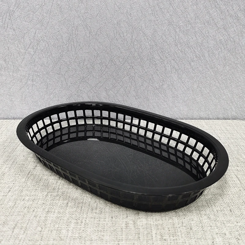 Black large size restaurant fast food liner service basket picnic tray baskets for fries burger sandwiches, Green/ red/yellow/black
Black large size restaurant fast food liner service basket picnic tray baskets for fries burger sandwiches, Green/ red/yellow/black