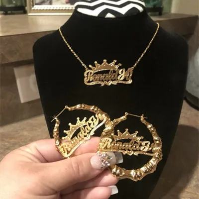 2021 earrings name customized women huggie hoop earrings fashion jewelry 2021 big hoop earring women, Gold, silver, rose gold
2021 earrings name customized women huggie hoop earrings fashion jewelry 2021 big hoop earring women, Gold, silver, rose gold
