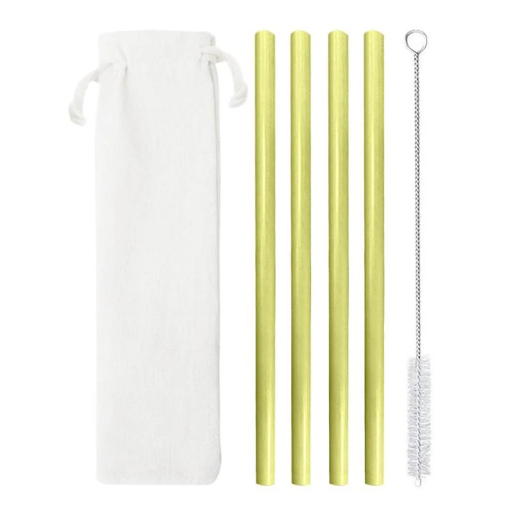 

Reusable Organic Bamboo Drinking Straws Biodegradable Portable Drinking Straws, Natural bamboo color