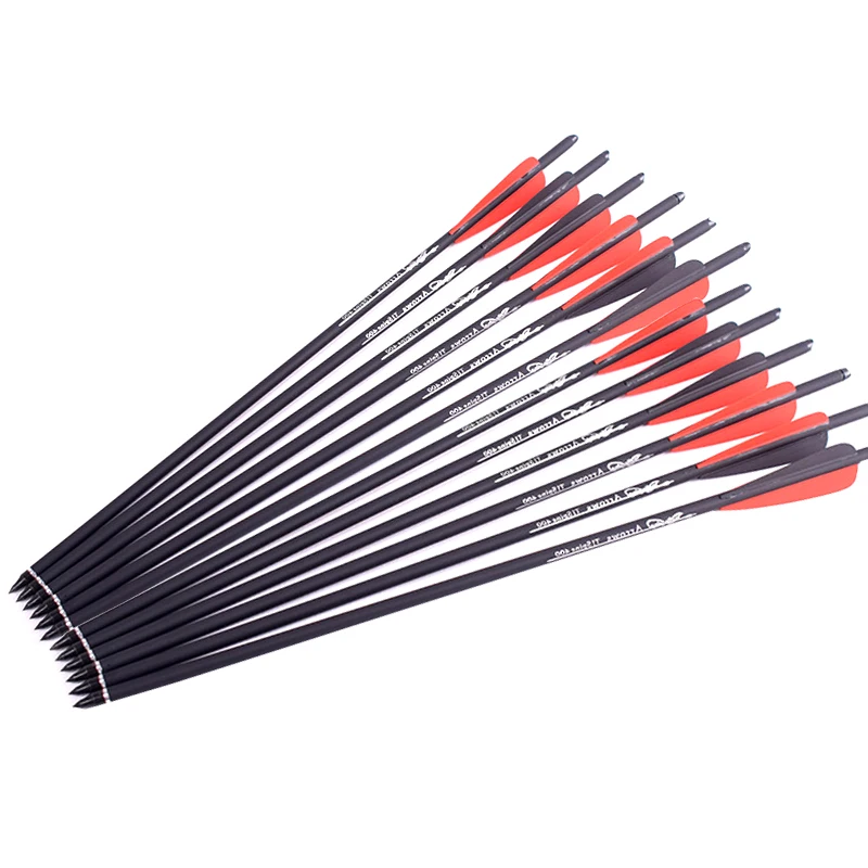 12PCS Bow Hunting Bolts, 16/20Inch Carbon Crossbow, Spine for Recurve /Compound Bow, Archer
12PCS Bow Hunting Bolts, 16/20Inch Carbon Crossbow, Spine for Recurve /Compound Bow, Archer