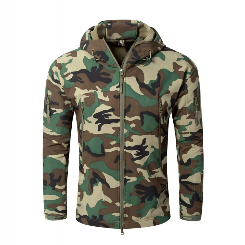 Winter Outdoor Men'S Shark Skin Soft Shell Jacket With Military Waterproof Jacket For Wholesale, Customized colors
Winter Outdoor Men'S Shark Skin Soft Shell Jacket With Military Waterproof Jacket For Wholesale, Customized colors