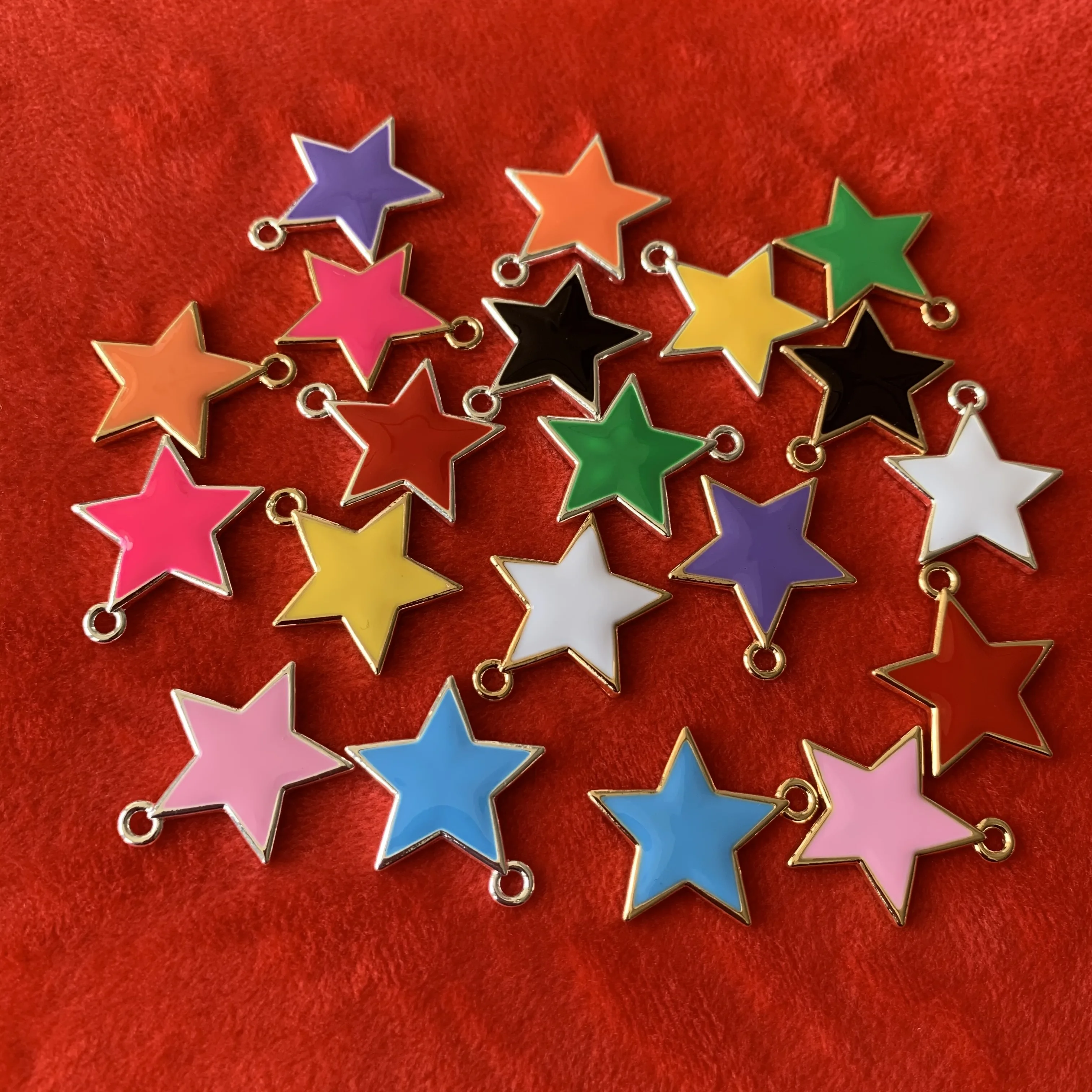 bling color Enamel big metal alloy star pendant charms DIY enamel star pendant charms for bracelet necklace star jewelry charms
bling color Enamel big metal alloy star pendant charms DIY enamel star pendant charms for bracelet necklace star jewelry charms