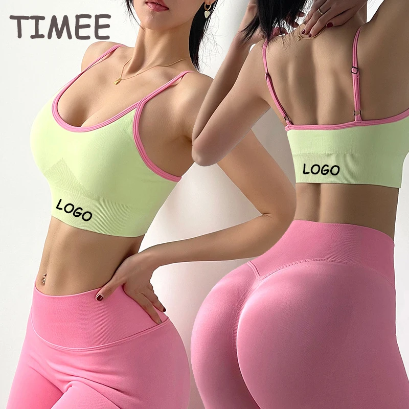 Custom sexy beauty back runnings sports bra crop top yoga underwear bras ladies bra, As shown or customized
Custom sexy beauty back runnings sports bra crop top yoga underwear bras ladies bra, As shown or customized