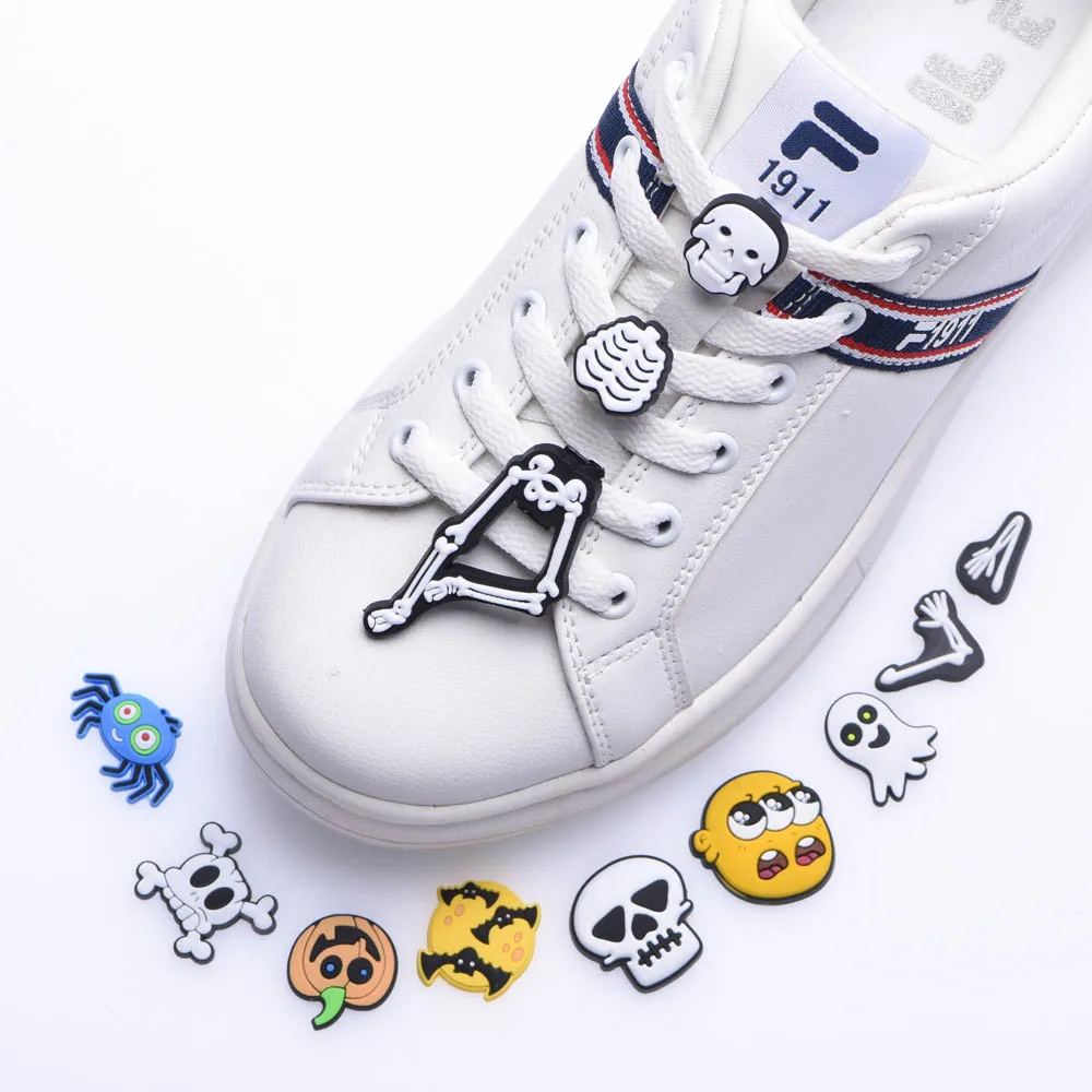 skull shoelace charms sneaker decoration wholesale PVC shoelace Lace Lock Charm shoelace decoration accessories Hallowmas gift, Customized
skull shoelace charms sneaker decoration wholesale PVC shoelace Lace Lock Charm shoelace decoration accessories Hallowmas gift, Customized