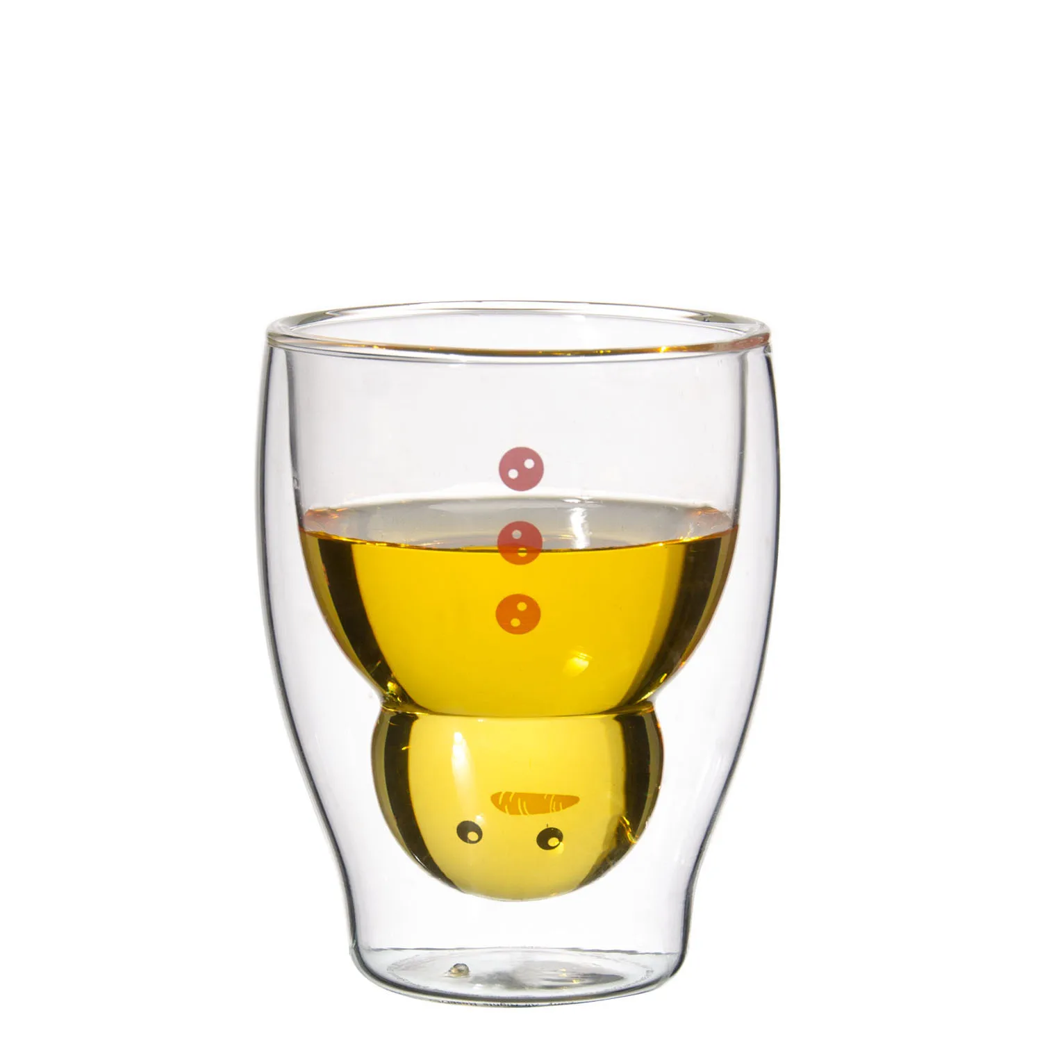 Samyo Wholesale High Borosilicate Fancy Snowman Shape Coffee Glass Juice Water Glass Double Wall Glass Cup, Customized color
Samyo Wholesale High Borosilicate Fancy Snowman Shape Coffee Glass Juice Water Glass Double Wall Glass Cup, Customized color