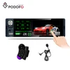 Podofo Car Stereo 1 Din 4.1'' HD Capacitive Touch Screen Car Radio Auto FM/AM/RDS BT + Steering Wheel Control & Microphone
