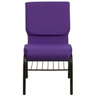Cheap New Stacking Used Purple Interlocking Back Pocket Church Pulpit Chair Sale