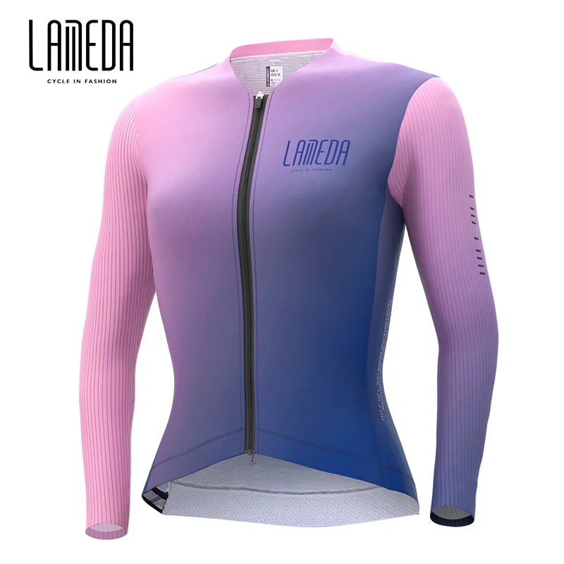 LAMEDA Wholesale Sublimation Printing Long Sleeve Women's Road Bike Jersey Supplier Cycling Clothing
LAMEDA Wholesale Sublimation Printing Long Sleeve Women's Road Bike Jersey Supplier Cycling Clothing