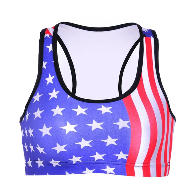 Wholesale printing design fitness wear sports bra with padded sublimation high quality yoga bra, Colors
Wholesale printing design fitness wear sports bra with padded sublimation high quality yoga bra, Colors