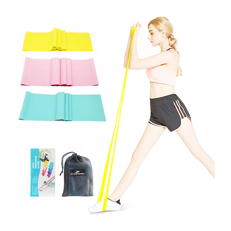 Latex Elastic Thera Yoga Pilates Stretch Long Exercise Flat Resistance Band, Green, blue, yellow, pink, purple
Latex Elastic Thera Yoga Pilates Stretch Long Exercise Flat Resistance Band, Green, blue, yellow, pink, purple