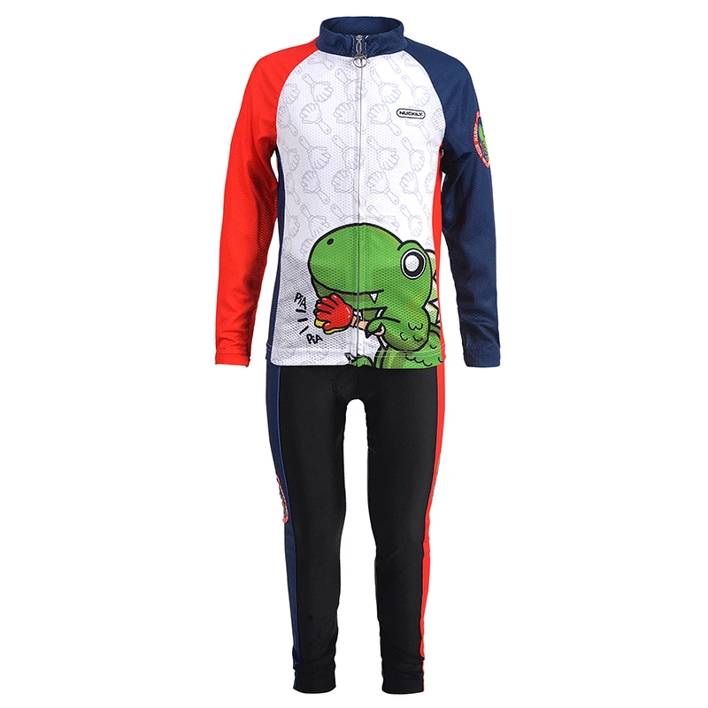 NUCKILY free shipping kid long sleeve cycling Jersey set for children toddler kids bike sports wear with Padded pants
NUCKILY free shipping kid long sleeve cycling Jersey set for children toddler kids bike sports wear with Padded pants