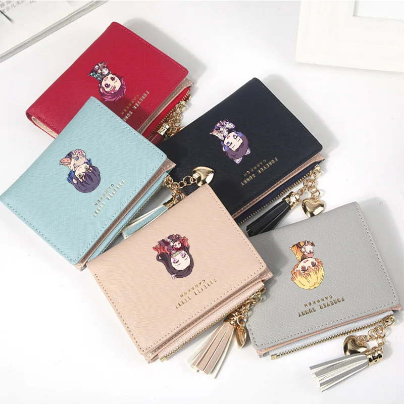 Professional PU PVC Wallets Supplier Japanese Anime Wallet Ladies Mini Zip Short Coin Purse Kimetsu no Yaiba Demon Slayer Wallet
Professional PU PVC Wallets Supplier Japanese Anime Wallet Ladies Mini Zip Short Coin Purse Kimetsu no Yaiba Demon Slayer Wallet