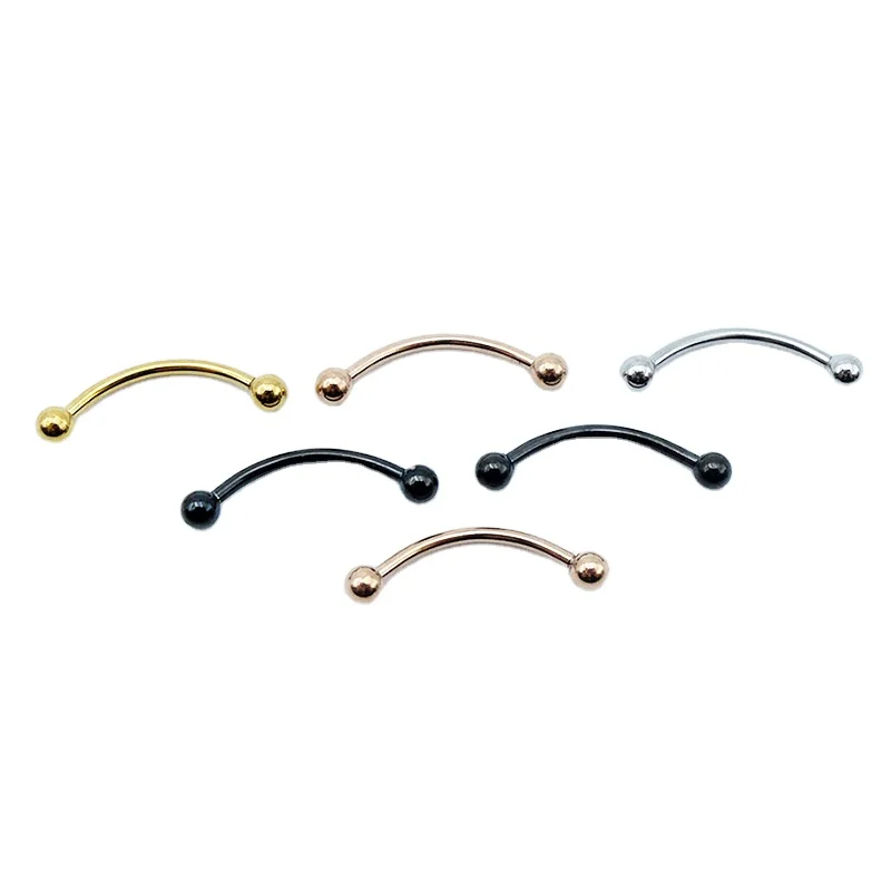 Fashion 316L Stainless Steel Eyebrow Rings Body Piercing Jewelry, Steel,gold,rose gold,black
Fashion 316L Stainless Steel Eyebrow Rings Body Piercing Jewelry, Steel,gold,rose gold,black