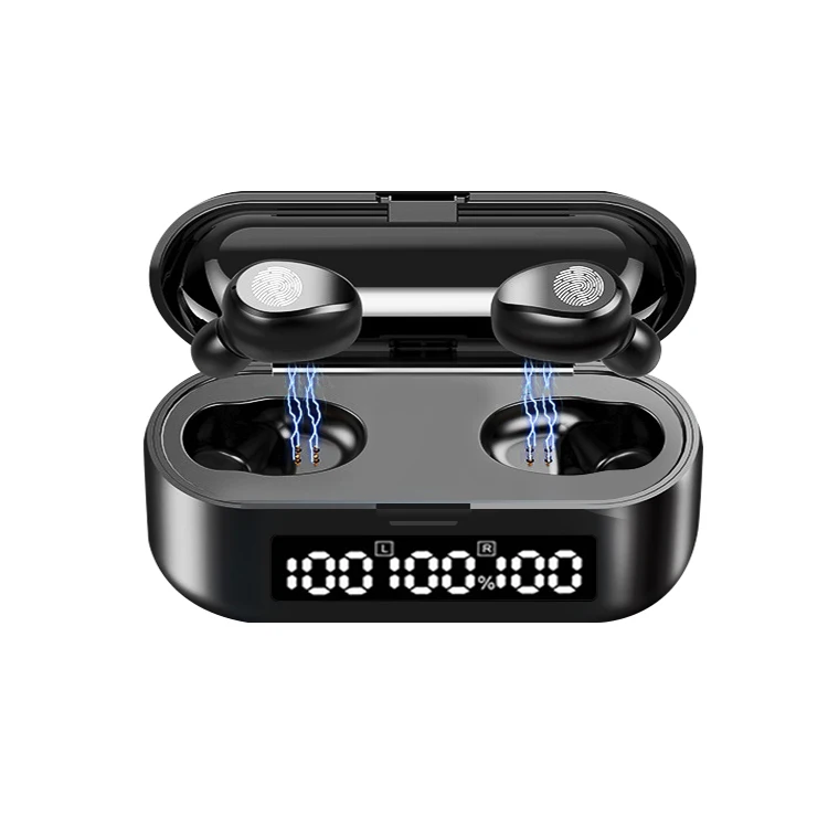 Wholesale F9 V5.1 Wireless Earphone TWS Fingerprint Touch HIFI Mini In-ear Sports Running Headset for iOS Android Phones
Wholesale F9 V5.1 Wireless Earphone TWS Fingerprint Touch HIFI Mini In-ear Sports Running Headset for iOS Android Phones