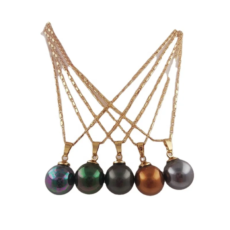 JX46-1 Polynesian jewelry large pearl necklace 14k gold filled plated pearl pendant necklace for woman and kids, 15 pearl colors
JX46-1 Polynesian jewelry large pearl necklace 14k gold filled plated pearl pendant necklace for woman and kids, 15 pearl colors