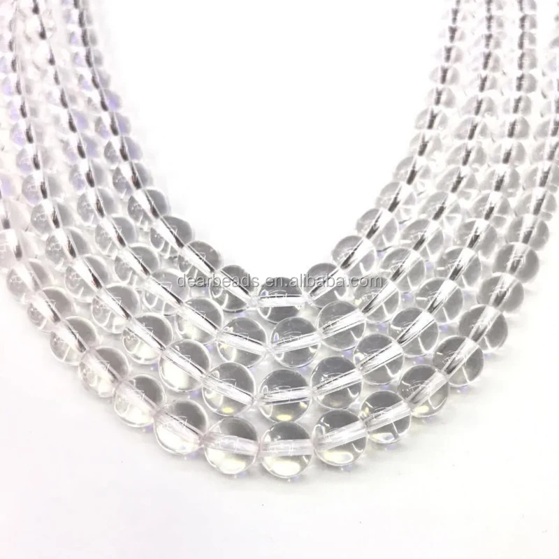 Polished Gemstone Loose Beads AAA A Natural Clear Crystal Quartz Beads for Jewelry Making 4-12mm
Polished Gemstone Loose Beads AAA A Natural Clear Crystal Quartz Beads for Jewelry Making 4-12mm