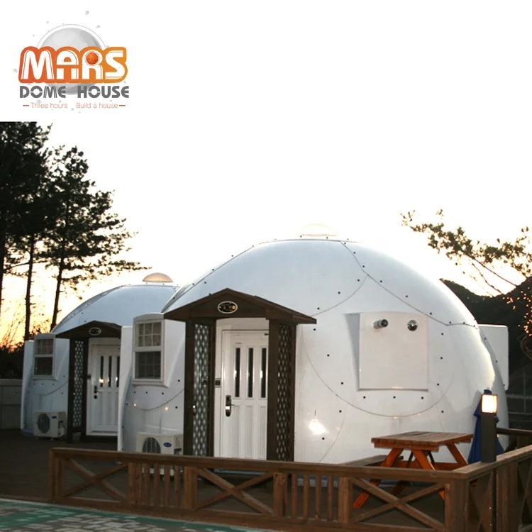 Cheap FRP Modular Tiny Prefab Mobile Dome House For Home