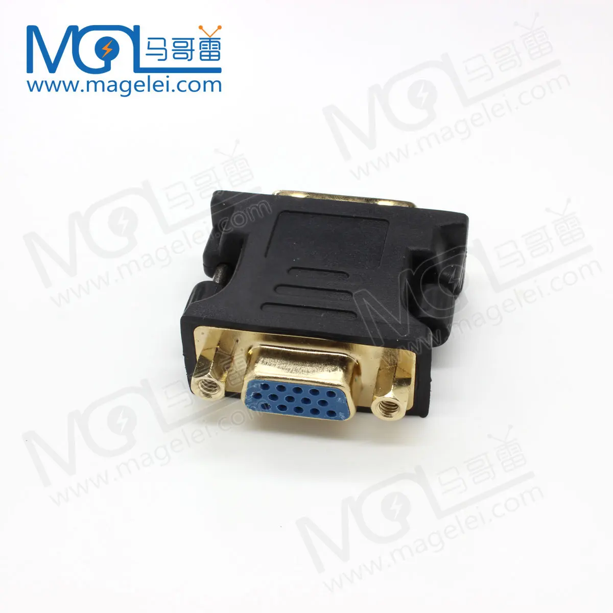DVI-I 24+5 Male to VGA Female Converter DVI to VGA Adapter VGA Monitors for Video Cards Digital Signals - ANKUX.COM