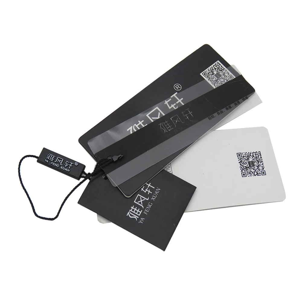With rope string custom logo recyclable printing paper garment hangtag for clothing, Pantone color
With rope string custom logo recyclable printing paper garment hangtag for clothing, Pantone color