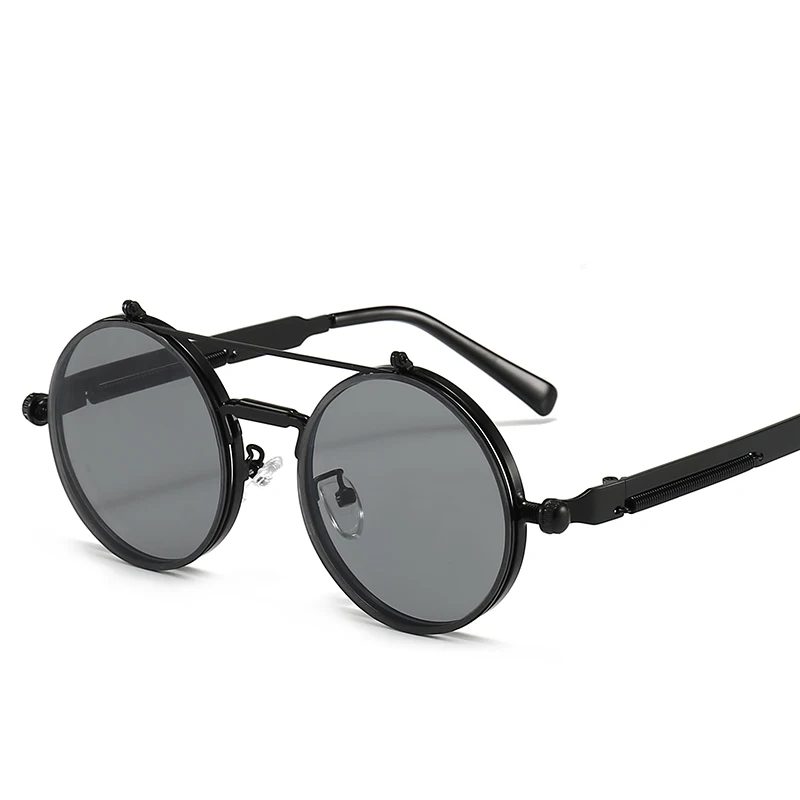 Custom Logo Mirror New Trending Classic Shades Unisex 2021 Round Flip Up China Steam Punk Sunglasses
Custom Logo Mirror New Trending Classic Shades Unisex 2021 Round Flip Up China Steam Punk Sunglasses