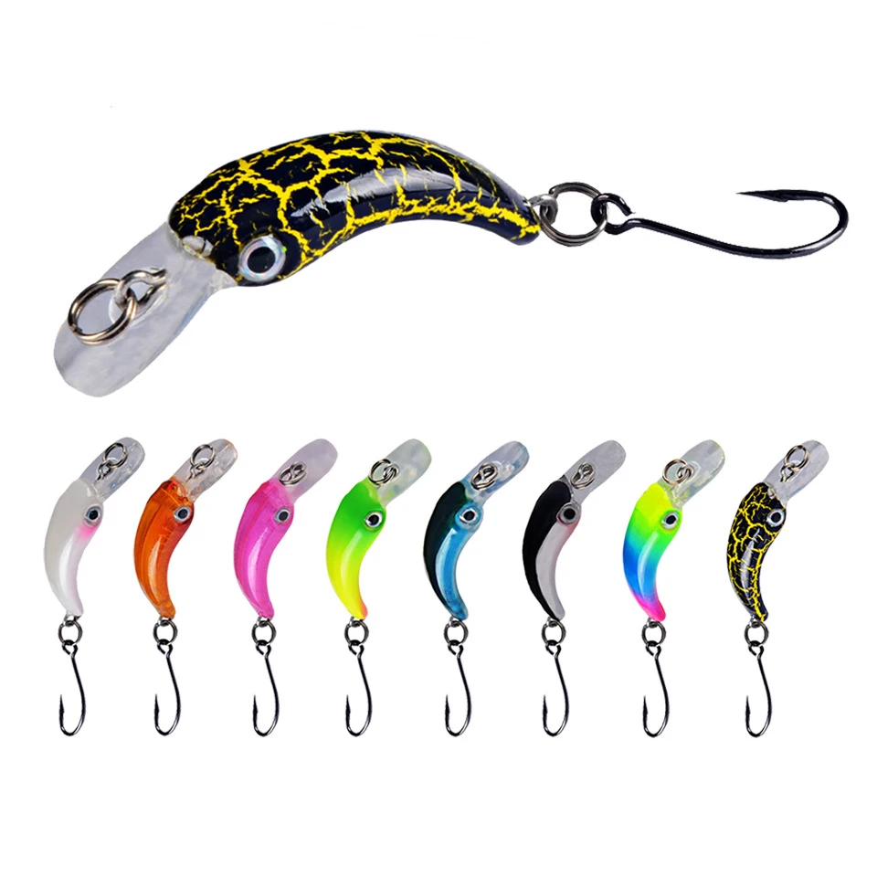 WEIHE New Fishing Lures 3.8cm/1.5g High Quality Crank Hard Baits Artificial Make Bass Wobblers Fishing Tackle Wholesale, 8 colors
WEIHE New Fishing Lures 3.8cm/1.5g High Quality Crank Hard Baits Artificial Make Bass Wobblers Fishing Tackle Wholesale, 8 colors