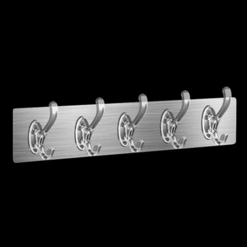 Household Storage Utensils Five Rows Of Non-marking Transparent Stickers Wall Mounted Coat Hooks Wall Hanging Hook Adhesive
Household Storage Utensils Five Rows Of Non-marking Transparent Stickers Wall Mounted Coat Hooks Wall Hanging Hook Adhesive