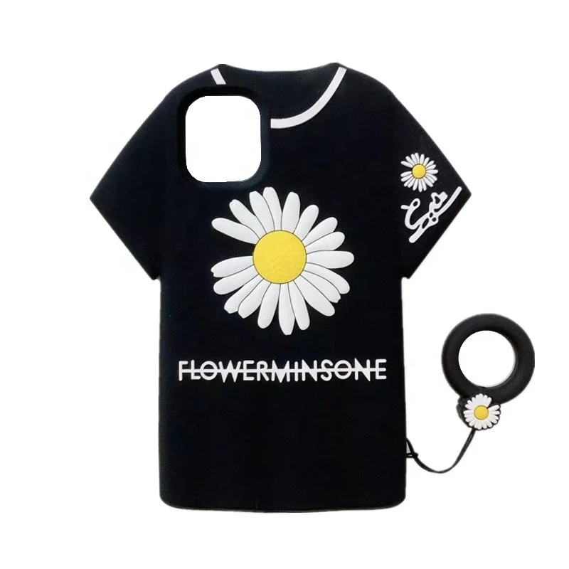 2020 New Popular Small Daisy Flower Clothes Mobile Phone Case 8 Plus Protective Sleeve Cases for App Phone 11 Pro Max Back Cover, Black
2020 New Popular Small Daisy Flower Clothes Mobile Phone Case 8 Plus Protective Sleeve Cases for App Phone 11 Pro Max Back Cover, Black