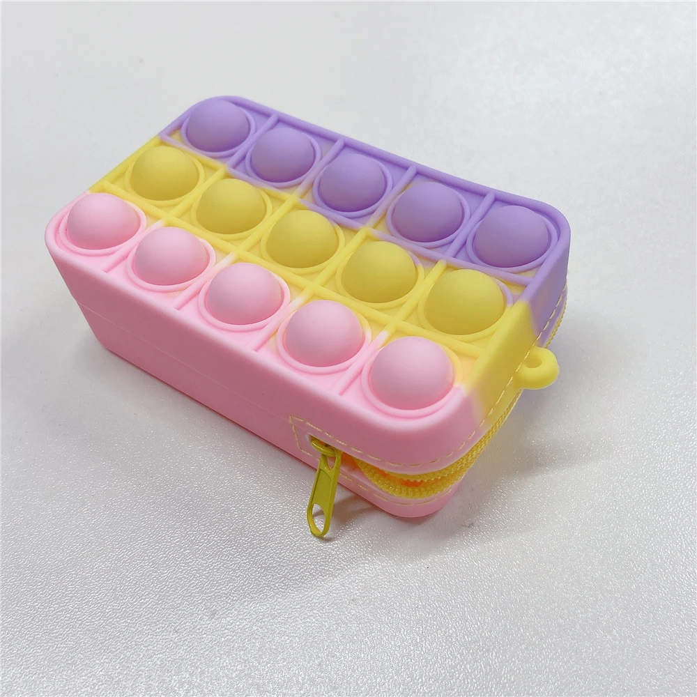 Pop It Figet Toys Coin Purses Mini Soft Silicone Wallet Bags Kids Gift Zipper High Capacity Card Package
Pop It Figet Toys Coin Purses Mini Soft Silicone Wallet Bags Kids Gift Zipper High Capacity Card Package