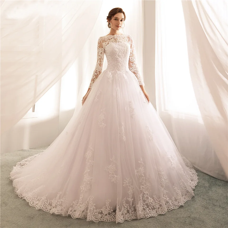 S94 new fashion high quality style deep V neck light women's princess wedding dress bridal gowns 2021, White
S94 new fashion high quality style deep V neck light women's princess wedding dress bridal gowns 2021, White