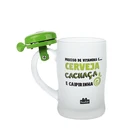12oz beer drinking frosted and decals glass mug