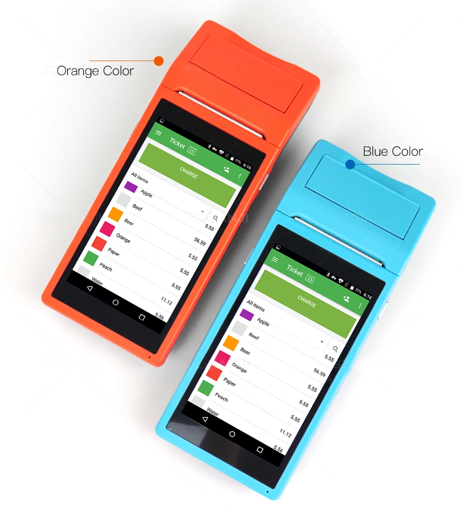 Android 8.1 POS 5.45 inch touch screen 3G 4G WIFI Wireless Handheld POS Terminal PDA
Android 8.1 POS 5.45 inch touch screen 3G 4G WIFI Wireless Handheld POS Terminal PDA