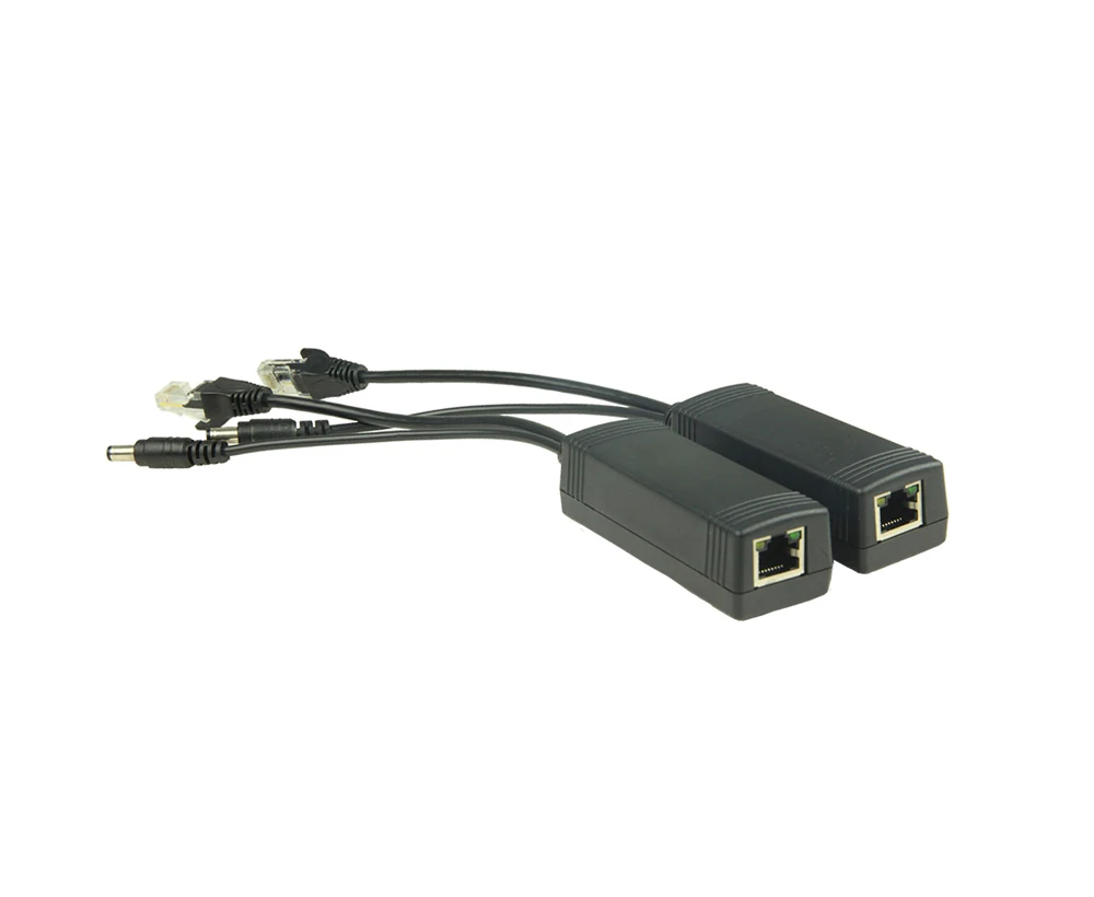 12V IEEE 802.3af Poe splitter cable split PoE and LAN for network cameras without PoE
12V IEEE 802.3af Poe splitter cable split PoE and LAN for network cameras without PoE
