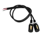 UNJOYLIOD 5730 LED 12V 3W Screw Bolt White 3 LED Lights Car Motorcycle Number License Plate Lamp Moto 5730 SMD LED