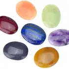 Custom Chakra Crystal Natural Rose Quartz Bulk Worry Palm Tumbled Healing Stones