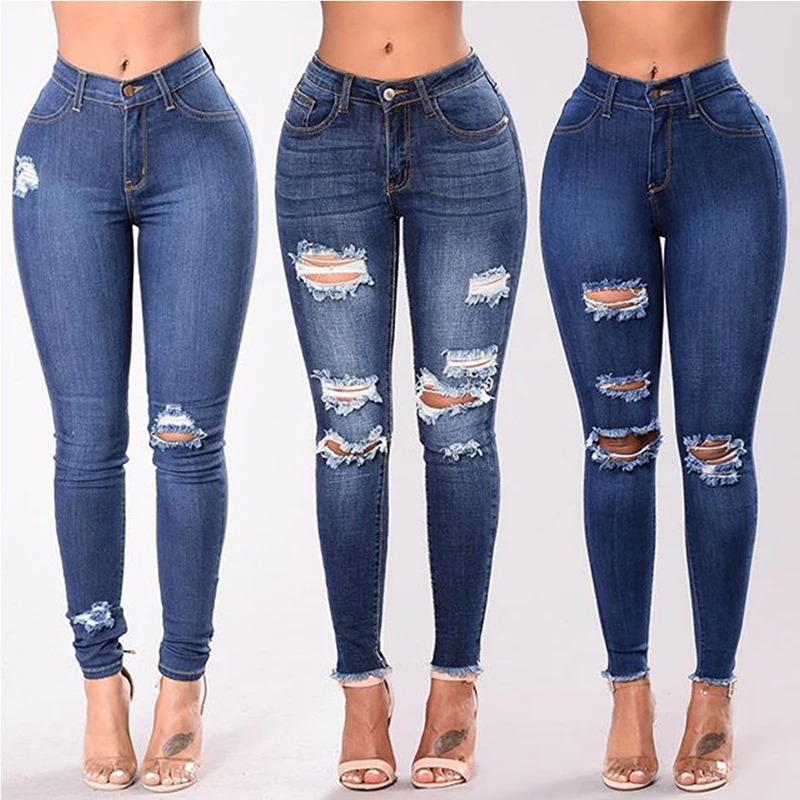 Wholesale ladies design fashion woman sexy skinny trousers women ripped washed jeans denim pants
Wholesale ladies design fashion woman sexy skinny trousers women ripped washed jeans denim pants