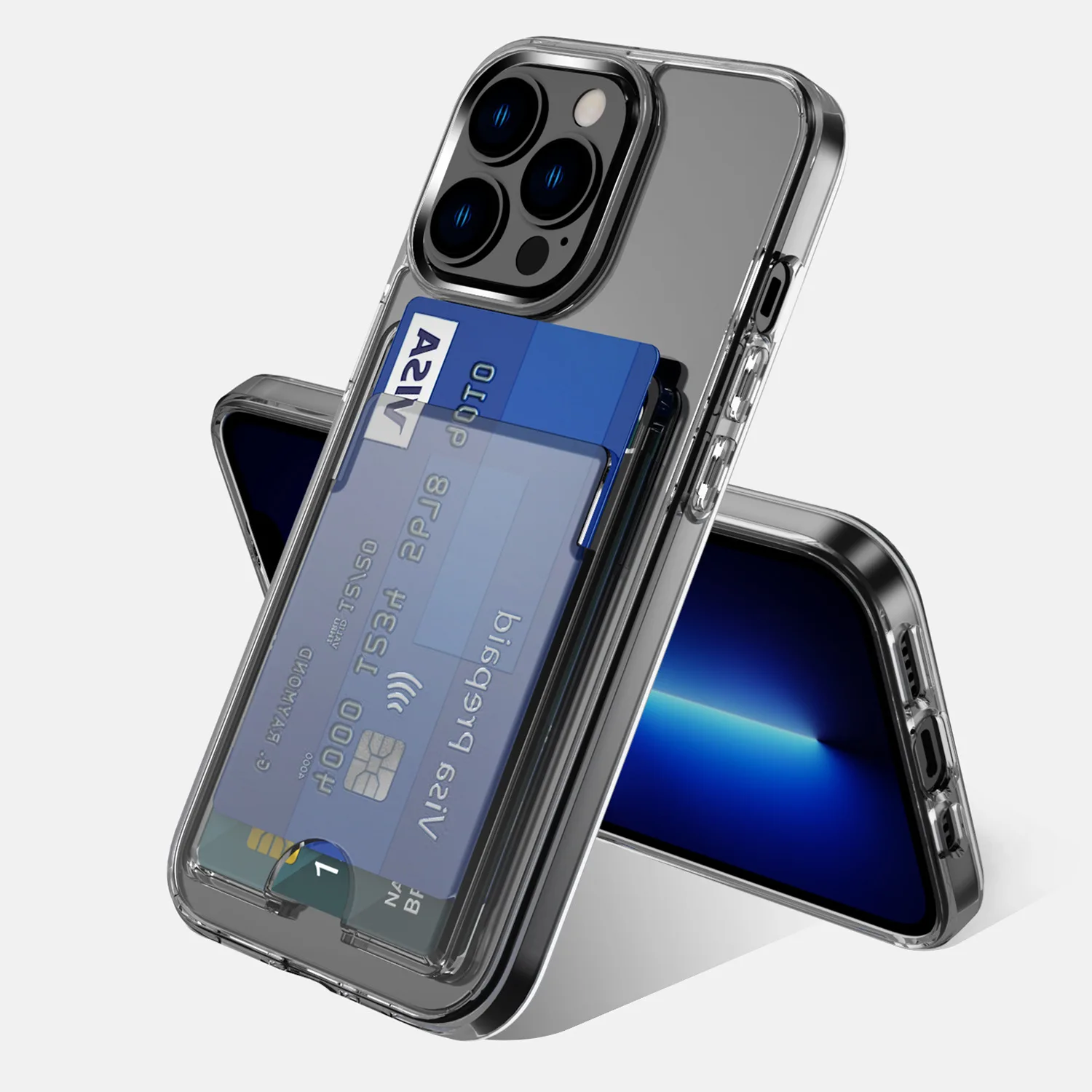 Korea Hot Sale Non Yellow Clear TPU Acrylic Phone Case with Card Holder For iPhone 14 13 12 11 Pro Max
Korea Hot Sale Non Yellow Clear TPU Acrylic Phone Case with Card Holder For iPhone 14 13 12 11 Pro Max