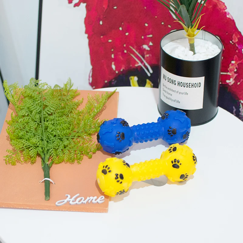 Wholesale Custom Eco friendly Safety Vinyl Pet Toys Dumbbell Style Dog Chew Ball Toys, As photo
Wholesale Custom Eco friendly Safety Vinyl Pet Toys Dumbbell Style Dog Chew Ball Toys, As photo