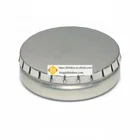 JH Exception shield shape round click clack tin can