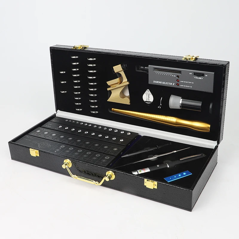 Jewellery Tool Diamond Tester Set Jewelry Diamond Testing Tool Box
Jewellery Tool Diamond Tester Set Jewelry Diamond Testing Tool Box