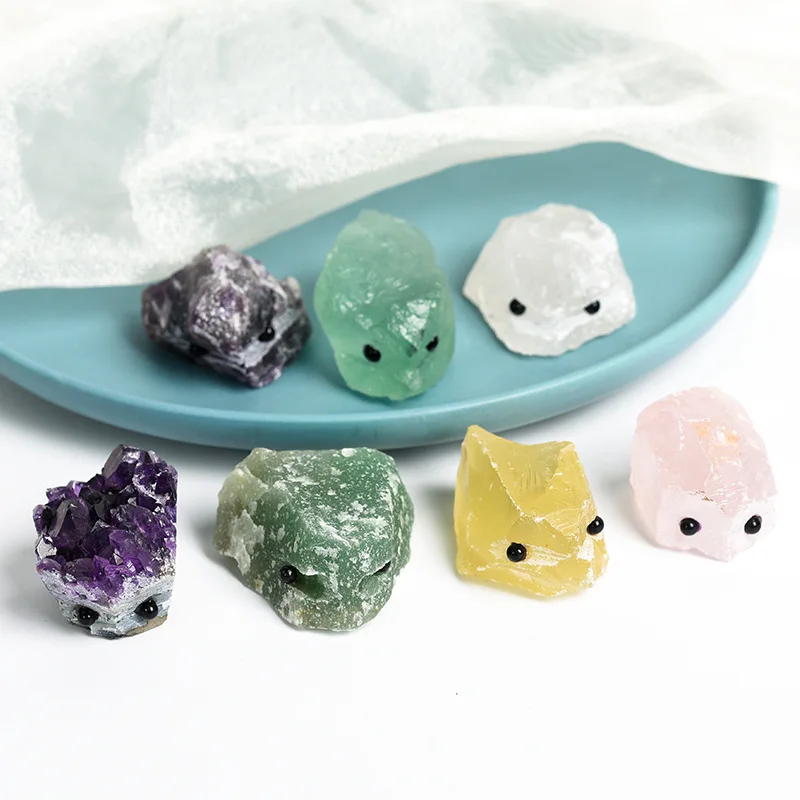Healing Crystal Hand Carved Hedgehog Natural Desktop Ornaments Handicrafts Crystal Pet Business Gift
Healing Crystal Hand Carved Hedgehog Natural Desktop Ornaments Handicrafts Crystal Pet Business Gift