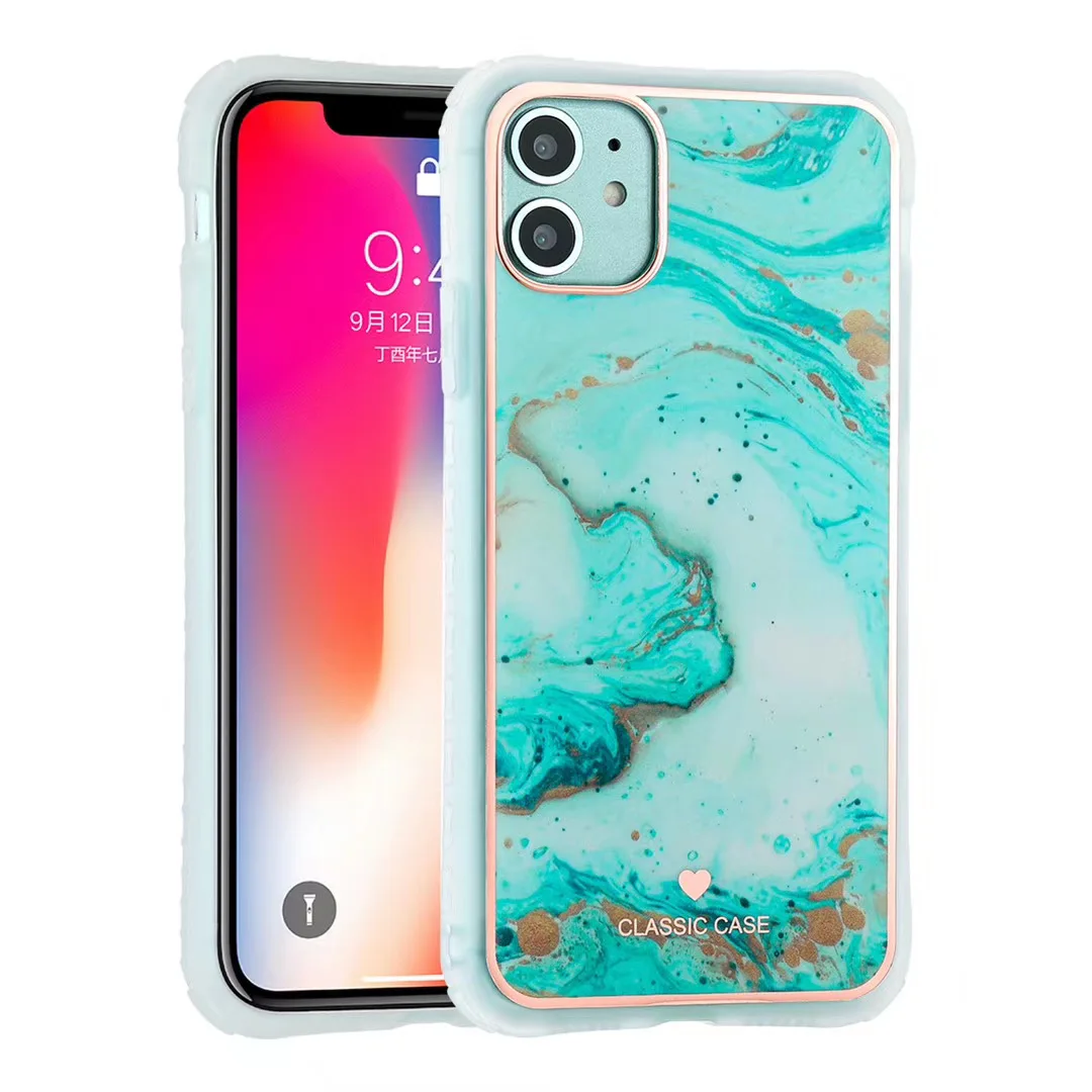 Apple shock-proof custom printed marble imd plated tpu mobile phone case is suitable for iPhone 12 pro max 11 X XR XS 7se 8 Plus
Apple shock-proof custom printed marble imd plated tpu mobile phone case is suitable for iPhone 12 pro max 11 X XR XS 7se 8 Plus