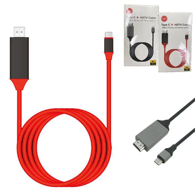 Wholesale USB 3.1 Type-c to hdtv cable mobile phone to hdtv cable usb-c for projector 1080P 4K 60HZ, Black red white
Wholesale USB 3.1 Type-c to hdtv cable mobile phone to hdtv cable usb-c for projector 1080P 4K 60HZ, Black red white