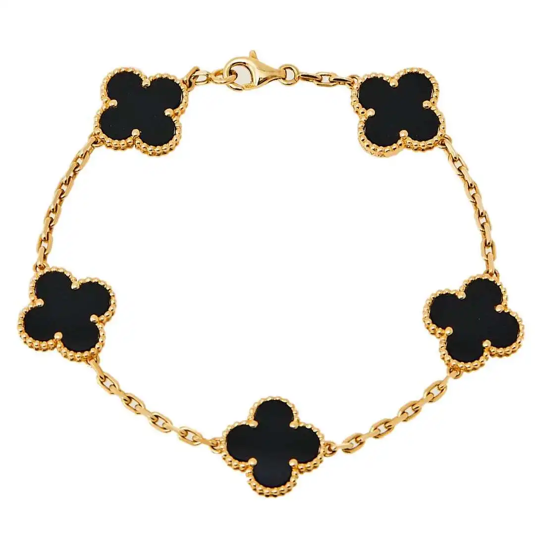 15MM Luxury Fashion AU750 Pure Solid 18K Gold Clover Bracelet Jewelry Women Ladies Female Bridal Engagement Wedding Bracelets
15MM Luxury Fashion AU750 Pure Solid 18K Gold Clover Bracelet Jewelry Women Ladies Female Bridal Engagement Wedding Bracelets