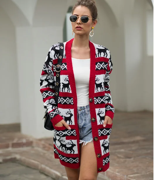 2021 New Christmas Clothing Knitted Cardigan Jacquard Ugly Plus Size Jumper Knitwear Sweater Cardigan, Colorful
2021 New Christmas Clothing Knitted Cardigan Jacquard Ugly Plus Size Jumper Knitwear Sweater Cardigan, Colorful