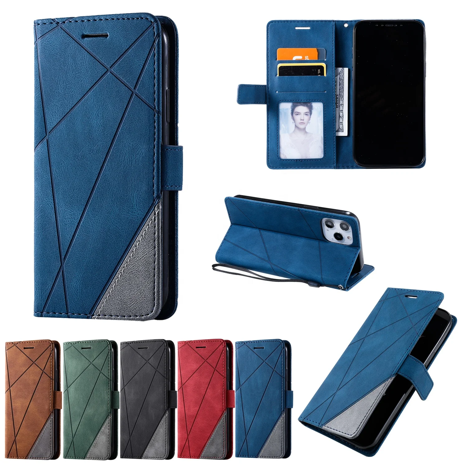 Premium Leather Custom Logo Mobile Phone Cases And Covers PU Leather Protective Phone Accessories for iPhone 12 Mini/12/12 Pro, Multi colors
Premium Leather Custom Logo Mobile Phone Cases And Covers PU Leather Protective Phone Accessories for iPhone 12 Mini/12/12 Pro, Multi colors