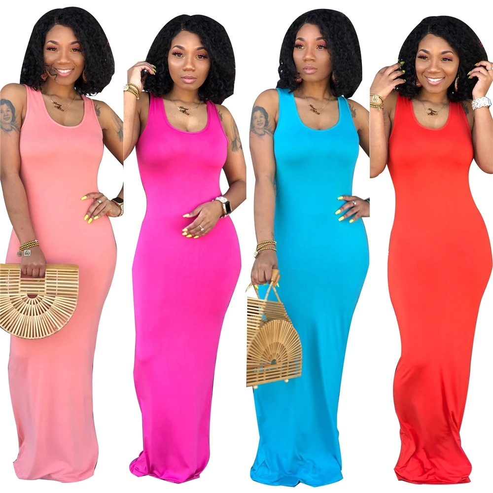 LLDRESS 2020 New Fashion Solid Color Women Summer Sleeveless Long Dress Summer Casual Women Dress
LLDRESS 2020 New Fashion Solid Color Women Summer Sleeveless Long Dress Summer Casual Women Dress