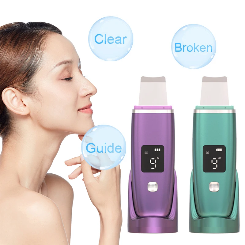 Face Spatula Ultrasonic Facial Skin Exfoliator Scraper and Blackhead Remover Pore Cleaner with 4 Modes LED Display
Face Spatula Ultrasonic Facial Skin Exfoliator Scraper and Blackhead Remover Pore Cleaner with 4 Modes LED Display