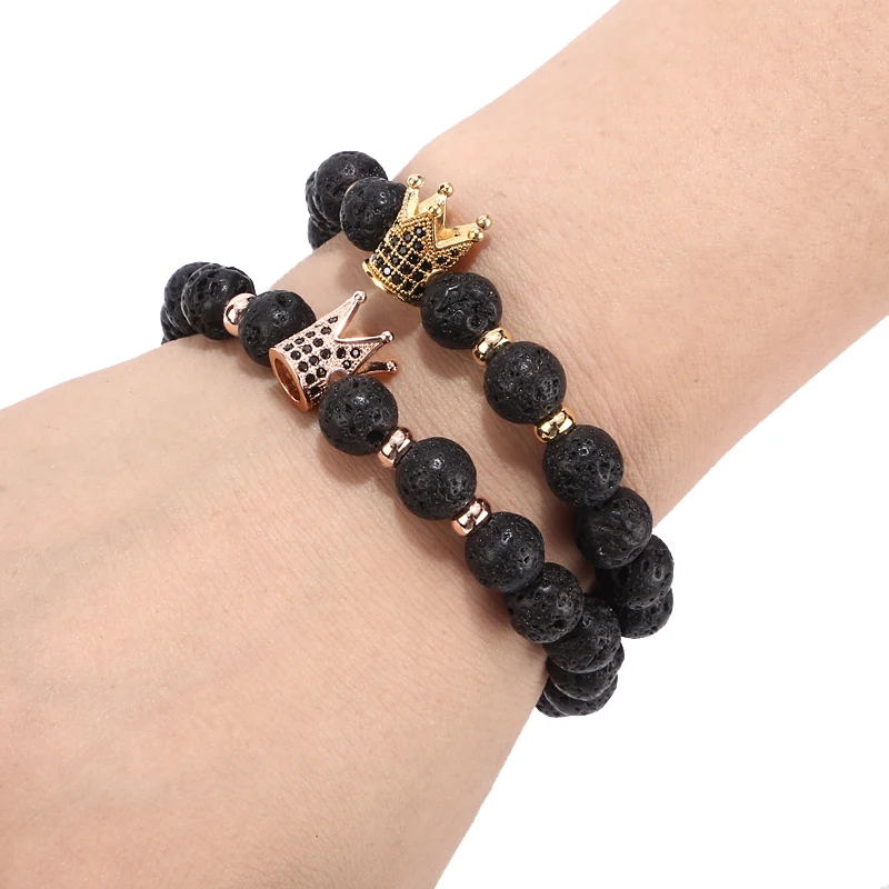 Europe and America volcanic stone shop CZ emperor Thailand and crown helmet charm men's or women's bracelet bracelet wholesale
Europe and America volcanic stone shop CZ emperor Thailand and crown helmet charm men's or women's bracelet bracelet wholesale